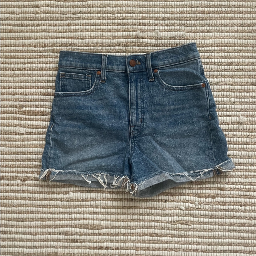 Madewell Blue Jean Shorts Cutoff - Picture 2 of 3